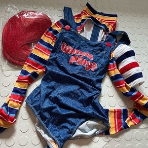 Fashion Nova sexy Chucky costume size xs/s